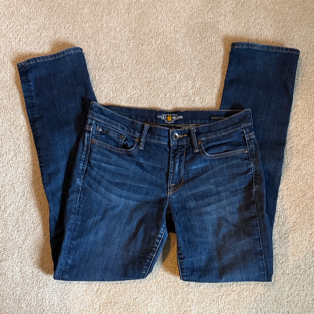 Lucky Brand Sweet & Straight Leg Jeans, sz 28